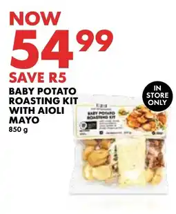 Woolworths Baby potato roasting kit with aioli mayo offer