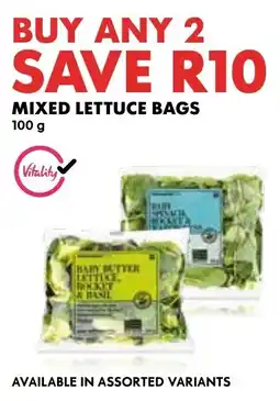 Woolworths Mixed lettuce bags offer