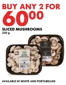 Woolworths Sliced Mushrooms offer