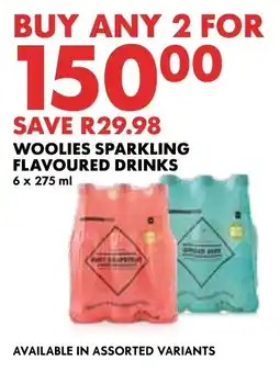 Woolworths Woolies sparkling flavoured drinks offer