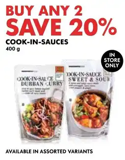 Woolworths Cook-in-sauces offer