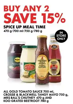 Woolworths Spice up meal time offer