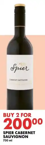 Woolworths Spier cabernet sauvignon offer