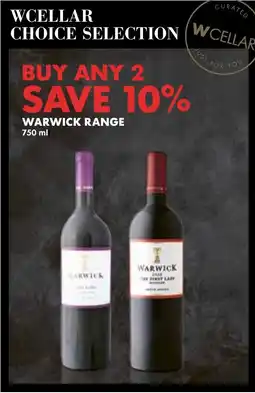 Woolworths Warwick range offer