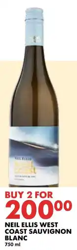 Woolworths Neil ellis west coast sauvignon blanc offer