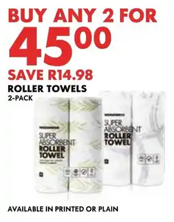 Woolworths Roller towels offer