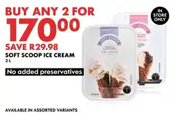 Woolworths Soft scoop ice cream offer