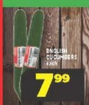 Usave English Cucumbers offer