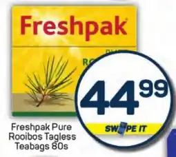 Pick n Pay Hypermarket Freshpak Pure Rooibos Tagless Teabags offer
