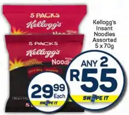 Pick n Pay Hypermarket Kellogg's Insant Noodles Assorted offer