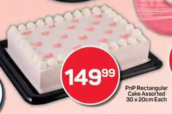 Pick n Pay Hypermarket PnP Rectangular Cake Assorted offer