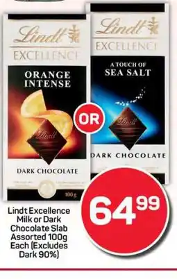 Pick n Pay Hypermarket Lindt Excellence Chocolate offer