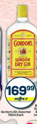 Pick n Pay Hypermarket Gordon's Gin Assorted offer