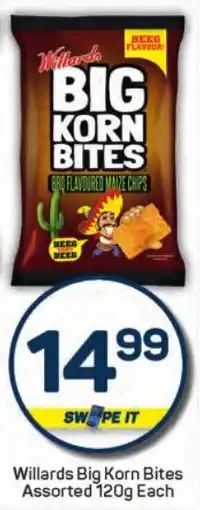 Pick n Pay Hypermarket Willards Big Korn Bites Assorted offer
