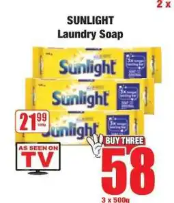 Boxer Sunlight Laundry Soap offer