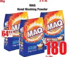 Boxer MAQ Hand Washing Powder offer
