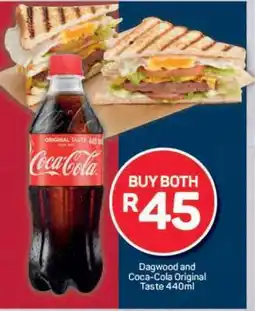 Pick n Pay Dagwood and Coca-Cola Original Taste 440ml offer