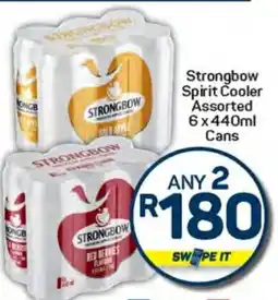Pick n Pay Hypermarket Strongbow Spirit Cooler Assorted Cans offer