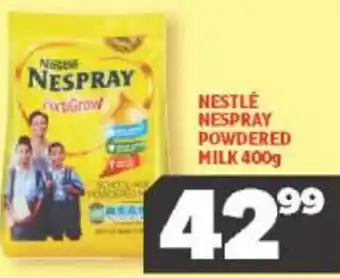 Usave Nestlé Nespray Powdered Milk 400g offer