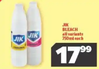 Usave JK Bleach 750ml offer