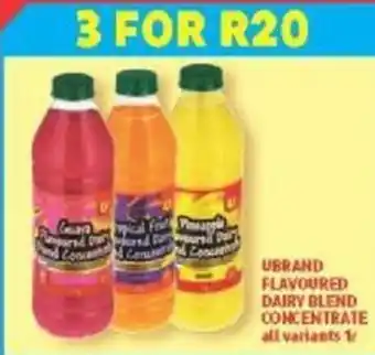 Usave Ubrand Flavoured Dairy Blend Concentrate 1L offer