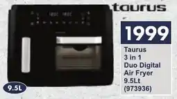 President Hyper Taurus 3 in 1 Duo Digital Air Fryer offer