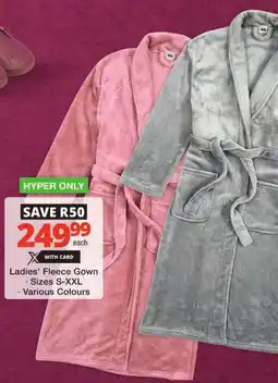 Checkers Ladies' Fleece Gown offer