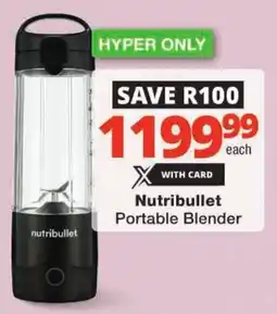 Checkers Nutribullet Portable Blender offer