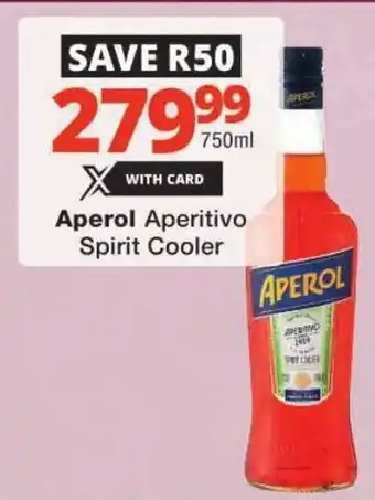 Checkers Aperol Aperitivo Spirit Cooler offer