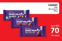 Makro CADBURY Slab offer