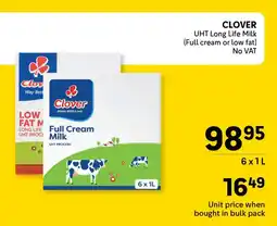 Makro CLOVER UHT Long Life Milk offer
