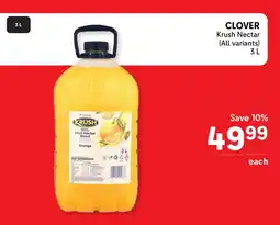 Makro CLOVER Krush Nectar offer