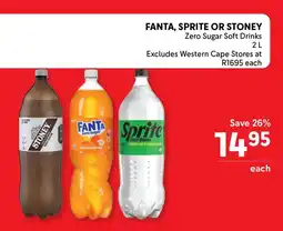 Makro FANTA, SPRITE OR STONEY Zero Sugar Soft Drinks offer