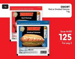Makro ESKORT Red or Smoked Viennas offer