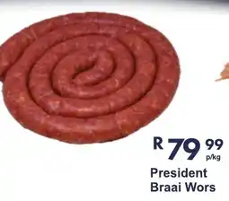 President Hyper President Braai Wors offer