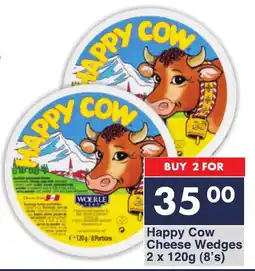 President Hyper Happy Cow Cheese Wedges offer
