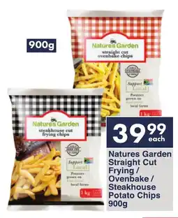 President Hyper Natures Garden Straight Cut Ovenbake/ Steakhouse Potato Chips offer