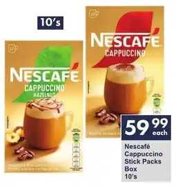 President Hyper Nescafé Cappuccino Stick Packs Box offer