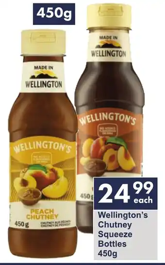 President Hyper Wellington's Chutney Squeeze Bottles offer