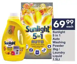 President Hyper Sunlight 5 in 1 Auto Washing Powder/ Laundry Liquid offer