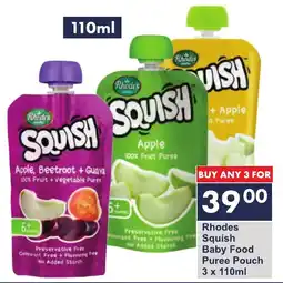 President Hyper Rhodes Squish Baby Food Puree Pouch offer