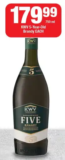 OK Foods KWV 5-Year-Old Brandy offer
