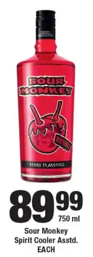 OK Foods Sour Monkey Spirit Cooler Asstd. offer