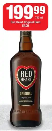 OK Foods Red Heart Original Rum offer