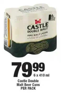 OK Foods Castle Double Malt Beer Cans offer