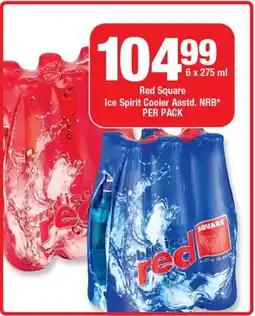 OK Foods Red Square Ice Spirit Cooler Asstd. NRB offer