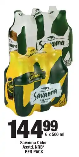 OK Foods Savanna Cider Asstd. NRB offer