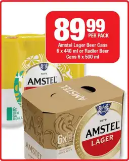 OK Foods Amstel Lager Beer Cans or Radler Beer Cans offer