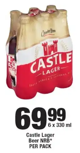 OK Foods Castle Lager Beer NRB offer
