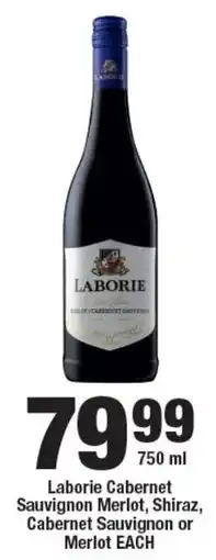 OK Foods Laborie Cabernet Sauvignon Merlot, Shiraz, Cabernet Sauvignon or Merlot offer